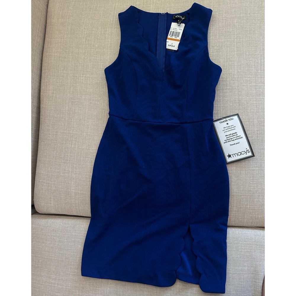 Macy's Vibrant Blue Mini Dress